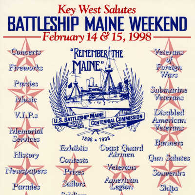 Battleship Maine Weekend Poster