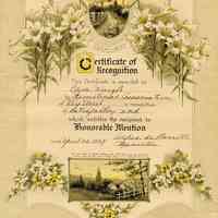 Certificate of Recognition