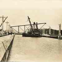 Crane on the Panama Canal