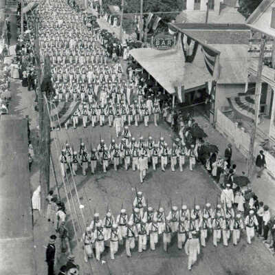 Parade Celebrating Arrival of the First Florida East Coast Railway Train to Key West
