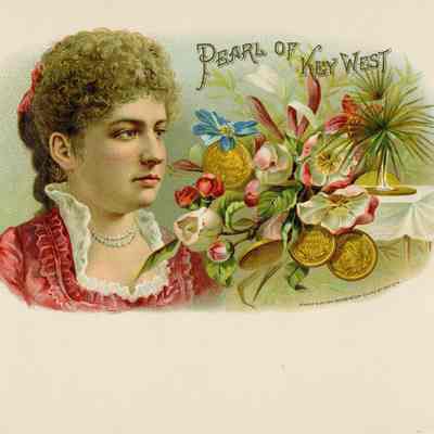 Pearl of Key West Cigar Label