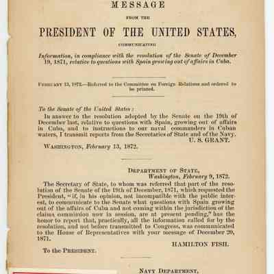 Message from the President of the United States