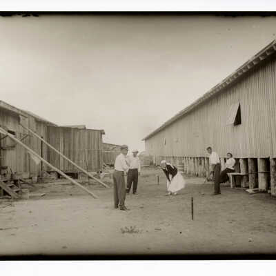 Playing Croquet on Pigeon Key