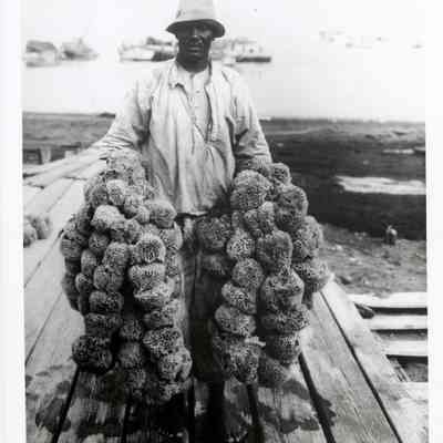 Sponge Fisherman in Key West Bight