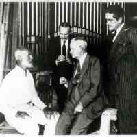 Count von Cosel with Dr. dePoo and Louis Harris