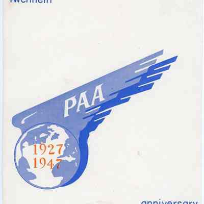 Pan Am 20th Anniversary Program Cover