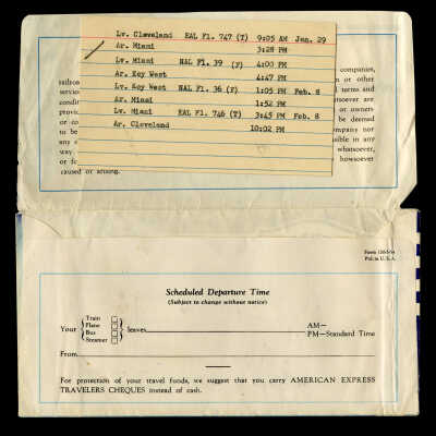 American Express World Travel Service Envelope