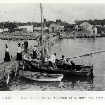When the Fishing Arrived at Grassy Key Camp