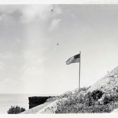 American Flag on Fort Jefferson