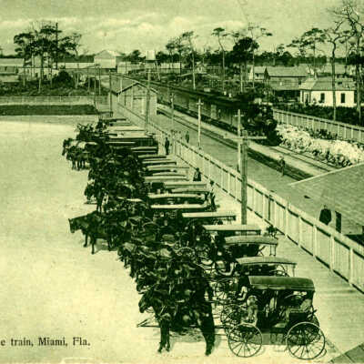 Waiting for the Trains, Miami, Fla.