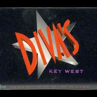 Diva's Nightclub and Bar Matchbox