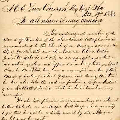 Letter of Recommendation