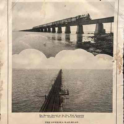 P&O Steamship Company and Florida East Coast Railway Booklet Page