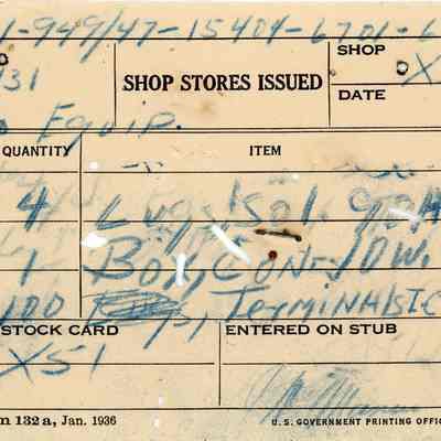 Shop Stores Issued Receipt