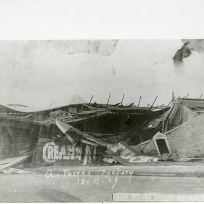 Hurricane Damage to A. Torres Cigar Factory