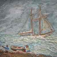 Schooner at Anchor