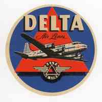 Delta Airlines Sticker