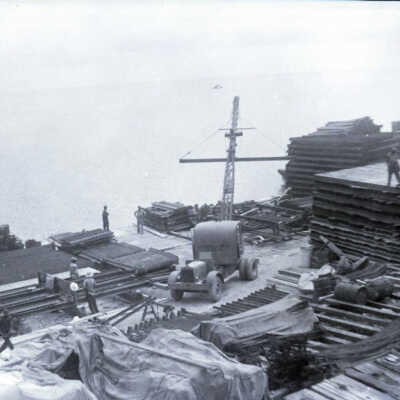 Old Seven Mile Bridge Construction
