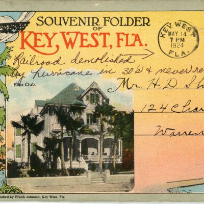 Souvenir Folder of Key West, Fla