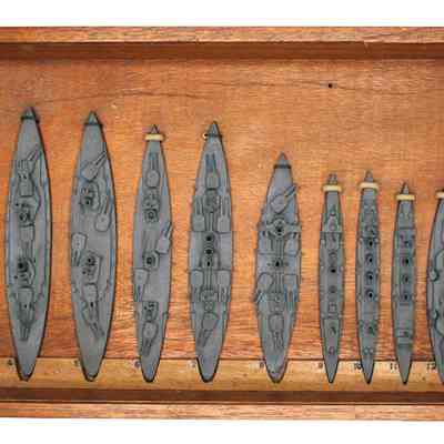 U.S. Navy Bureau of Ordnance Silhouette Models: © Key West Art & Historical Society