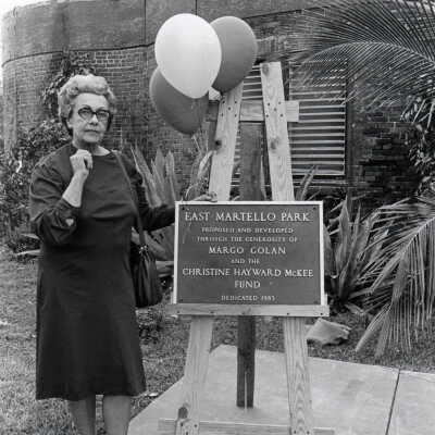 Dedication of Fort East Martello Park