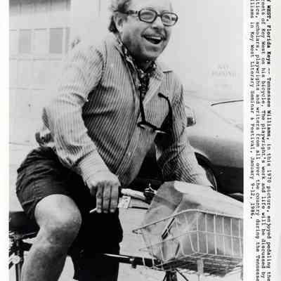 Tennessee Williams on a Bicycle