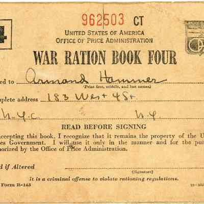 War Ration Book Four