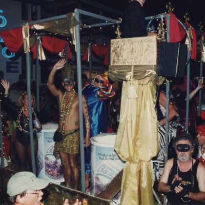 A float in the parade.