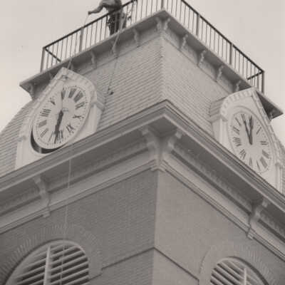 City Hall Clock Installation