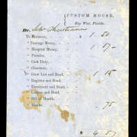 Key West Custom House Receipt