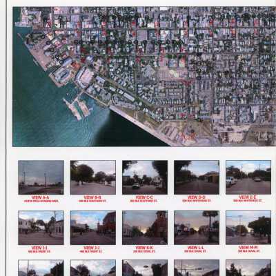 A Fantasy Fest parade route.