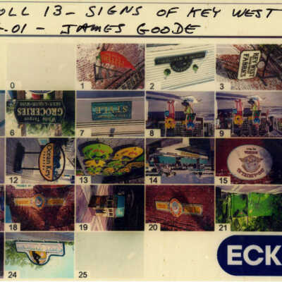Key West Images Contact Sheet - Roll 13