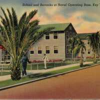 School and Barracks at Naval Operating Base, Key West, Florida