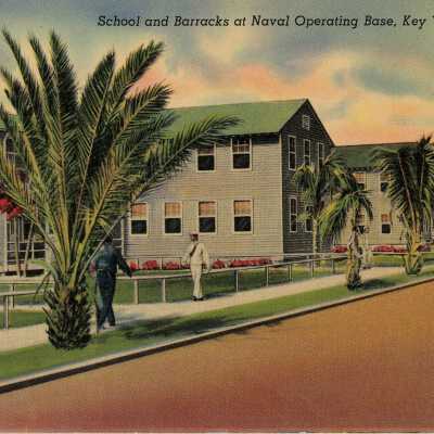 School and Barracks at Naval Operating Base, Key West, Florida