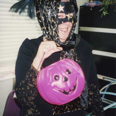 Unknown woman dressed up.