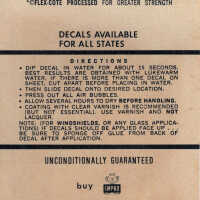 Key West Diving Travel Decal Instructions