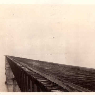 Old Seven Mile Bridge construction
