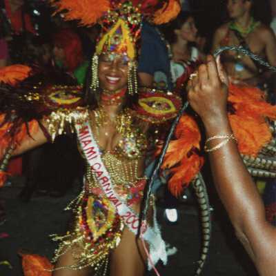 Unknown woman dressed up.