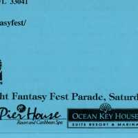 Fantasy Fest parade brochure.