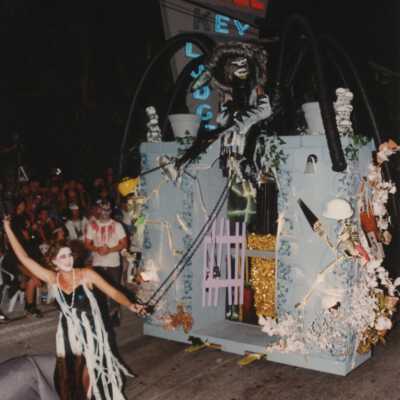 A float in the parade.