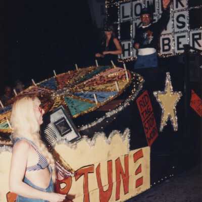 A float in the parade.