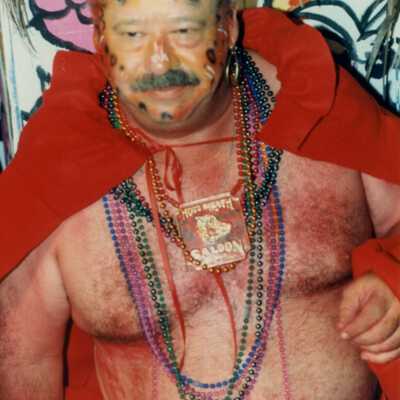 Unknown man dressed up.