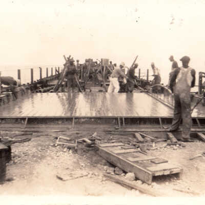 Old Seven Mile Bridge Construction