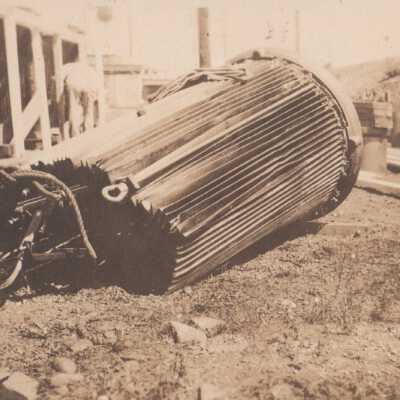 Damaged piece of equipment: Copyright: © Key West Art & Historical Society; Origformat: Print-Photographic