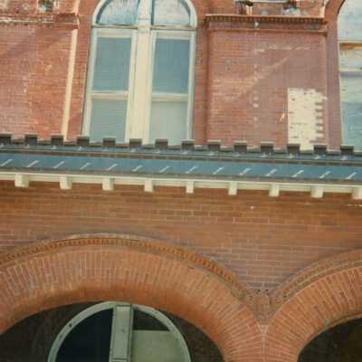 A few windows on the exterior.