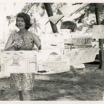 Art show on a military base