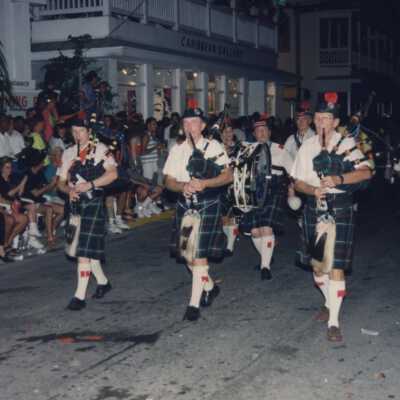 Unknown band playing in the parade.