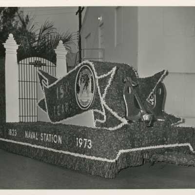 U.S. Navy parade float