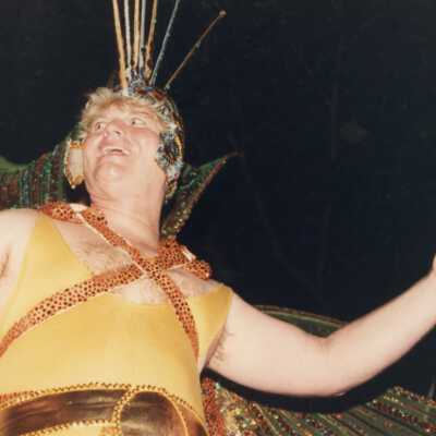 Unknown man dressed up.