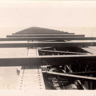 Old Seven Mile Bridge construction